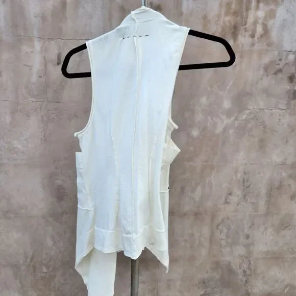 Raw earth wild sky organic cotton slouchy vest - Picture 3 of 7